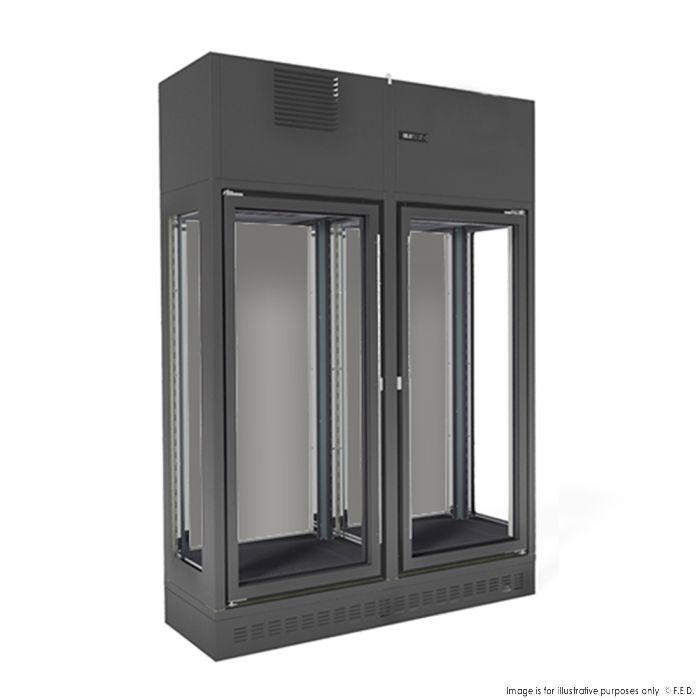 Fagor FWC-2602-1CB Fagor Single Zone 2 Doors Black Central Wine Cellar