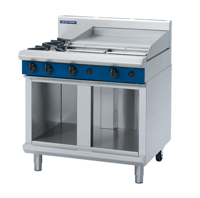 Blue Seal G516B-CB LPG Evolution Series 900mm Cabinet Base Gas Griddle