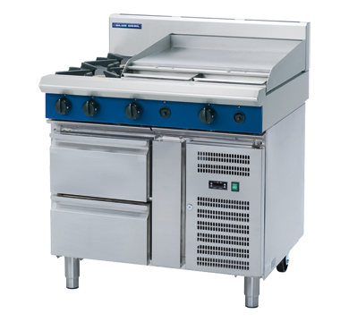 Blue Seal Evolution Series G516B-RB Gas Cooktops Griddles 6 Burner Refrigerated Base