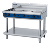 Blue Seal Evolution Series G518A-LS Gas Cooktops/Griddles 8 Burner Leg Stand 1200mm