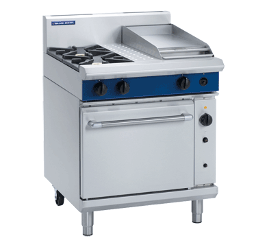 Blue Seal Evolution Series G54C Gas Range Convection Oven 750mm 4 Burner 1/1 GN