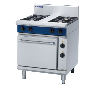 Blue Seal Evolution Series GE505D Gas Range Electric Static Oven 750mm 4 Burner