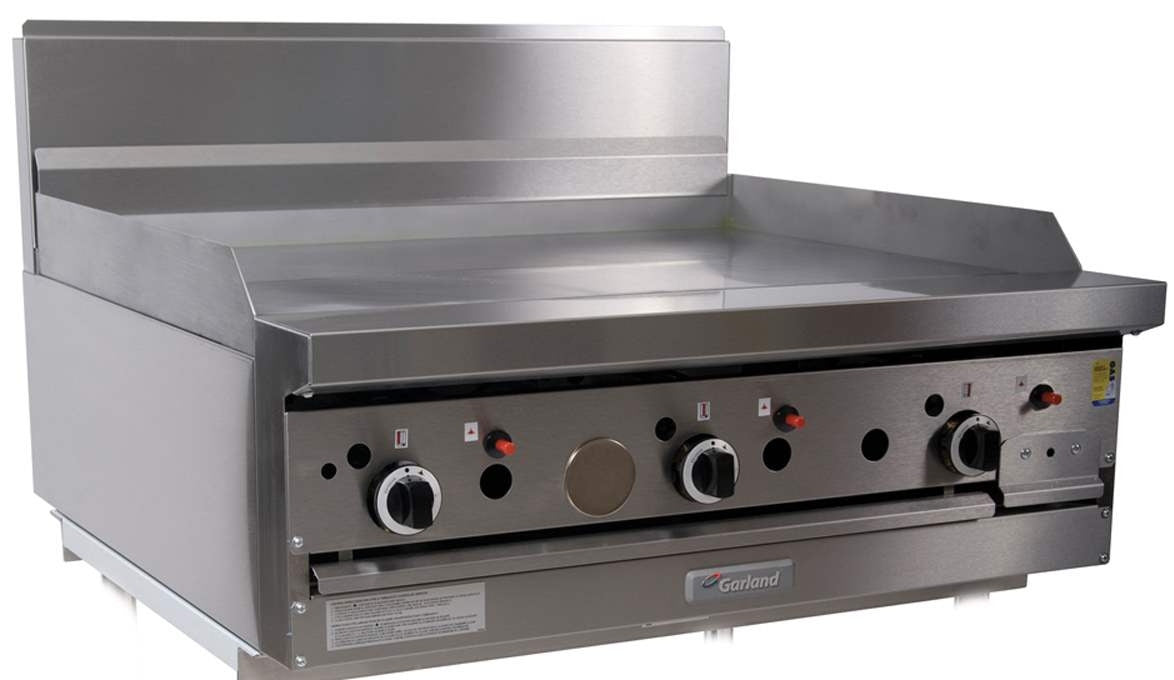 Garland GF36-G36T 900mm WIDE RESTAURANT SERIES GRIDDLE MODULAR TOP - 900 x 876 x 1153 / 54mj