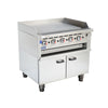 GasMax GGS-36 Gas Griddle and Gas Toaster with Cabinet