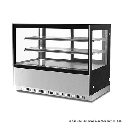 FED GN-1800RF2 Modern 2 Shelves Cake or Food Display - 1800 x 730 x 1200