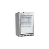 FED HF200G S/S  Display Freezer with Glass Door / 44.5kg / W600 x D600 x H850 / 2+2Y Warranty
