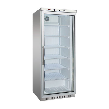 Thermaster HF600G S/S  Display Freezer with Glass Door 620L