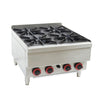 GASMAX JUS-TR-4 Benchtop Natural Gas 4 Burner Cooktop