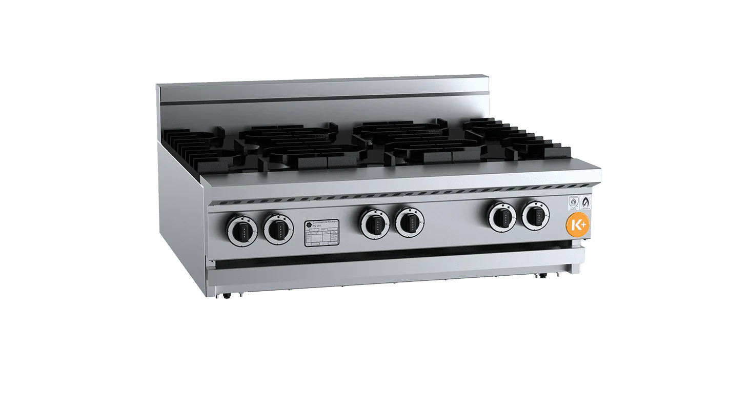 B+S K+ Burner Bench Mounted Boiling Top Series 6 Burner KBT-SB6BM