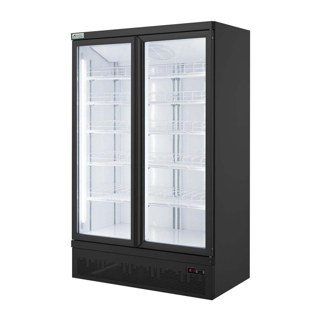FED LG-1000BGBM Double Door Supermarket Fridge  1081L