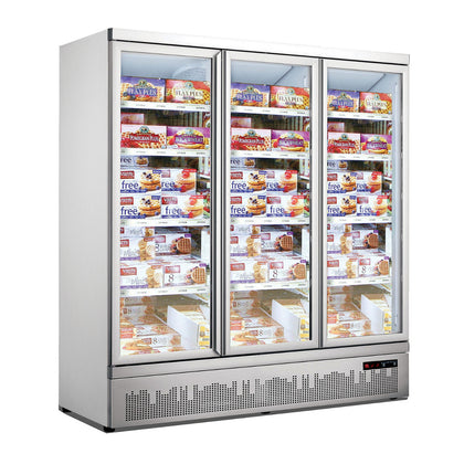 FED LG-1500GBMF Thermaster Triple Door Supermarket Freezer