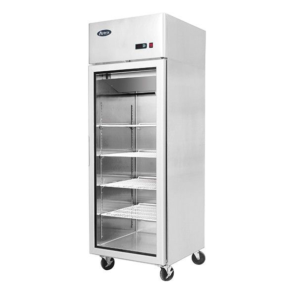 ATOSA MCF8601 Top Mounted Single Door Glass Freezer 670L 730mmW