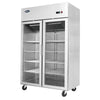 ATOSA MCF8605 Top Mounted Double Door Glass Fridge 1300L