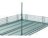 Metro ME.L21N.4K3 Super Erecta Metroseal 3 - Side Shelf Ledge To suit 535mm deep shelves / D530-H100 mm