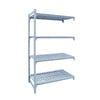 Modular systems PSA18/48 Four Tier Shelving Add-on Kit / 1220x455x1800