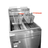 GasMax RC400TE - Superfast Natural Gas Tube Twin Vat Fryer 533mm