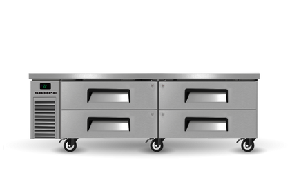 SKOPE SKRF8.CBR.2.D4 ReFlex Fridge Undercounter 4 Drawer GN2/1 Fridge - 1838x 815 x 600 / 371L