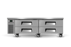 SKOPE SKRF8.CBR.2.D4 ReFlex Fridge Undercounter 4 Drawer GN2/1 Fridge - 1838x 815 x 600 / 371L