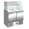 FED S900GC Compact Food Service Bar Two Door / 900x700x1362 / 2+2Y Warranty