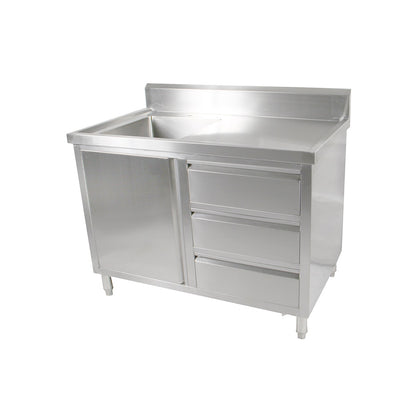 Modular Systems SC-6-1200L-H Cabinetd with Left Sink