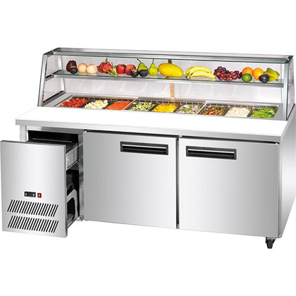 FED SCB/18 two large door DELUXE Sandwich Bar