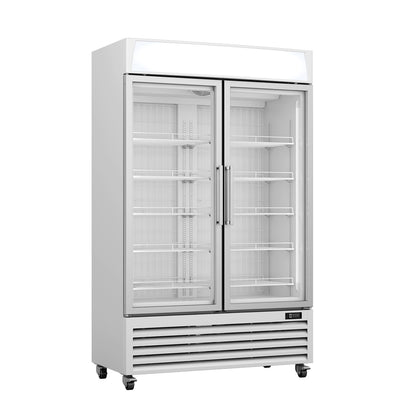 Thermaster  LG-800PF 800L Upright Double Glass Door Freezer 1220w