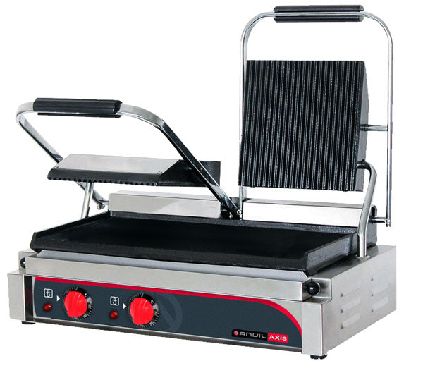 ANVIL TSS3000 Sandwich Press Double Toaster Ribbed Top/Flat Bottom