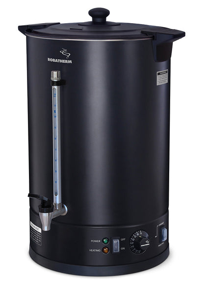 Roband UDB20VP Black powder coated, variable pre-set control hot water urn, 20L