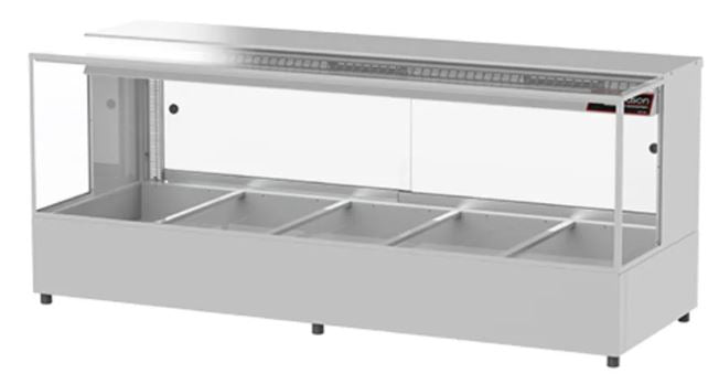 Woodson W.HFSQ25 2 Rows, 5 Bays Hot Food Displays 1680mm