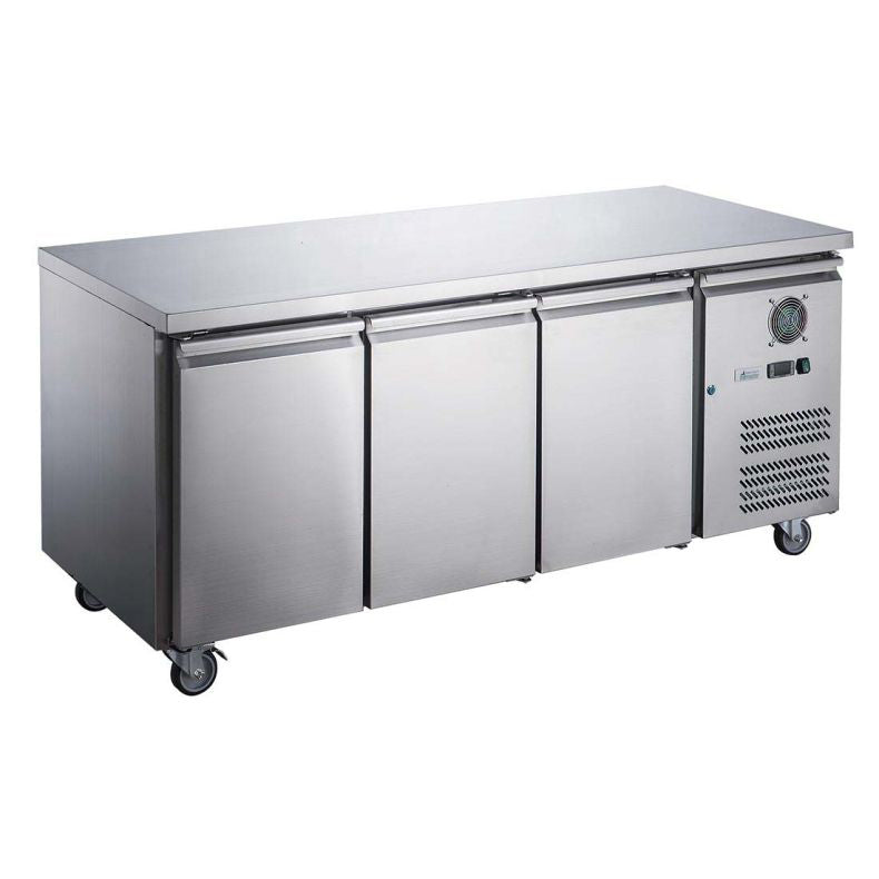 FED-X XUB7F18S3V S/S Three Door Bench Freezer 417L W1795mm